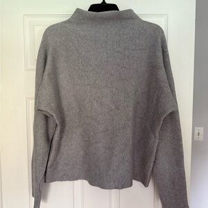 Tahari Light Gray MockNeck Sweater